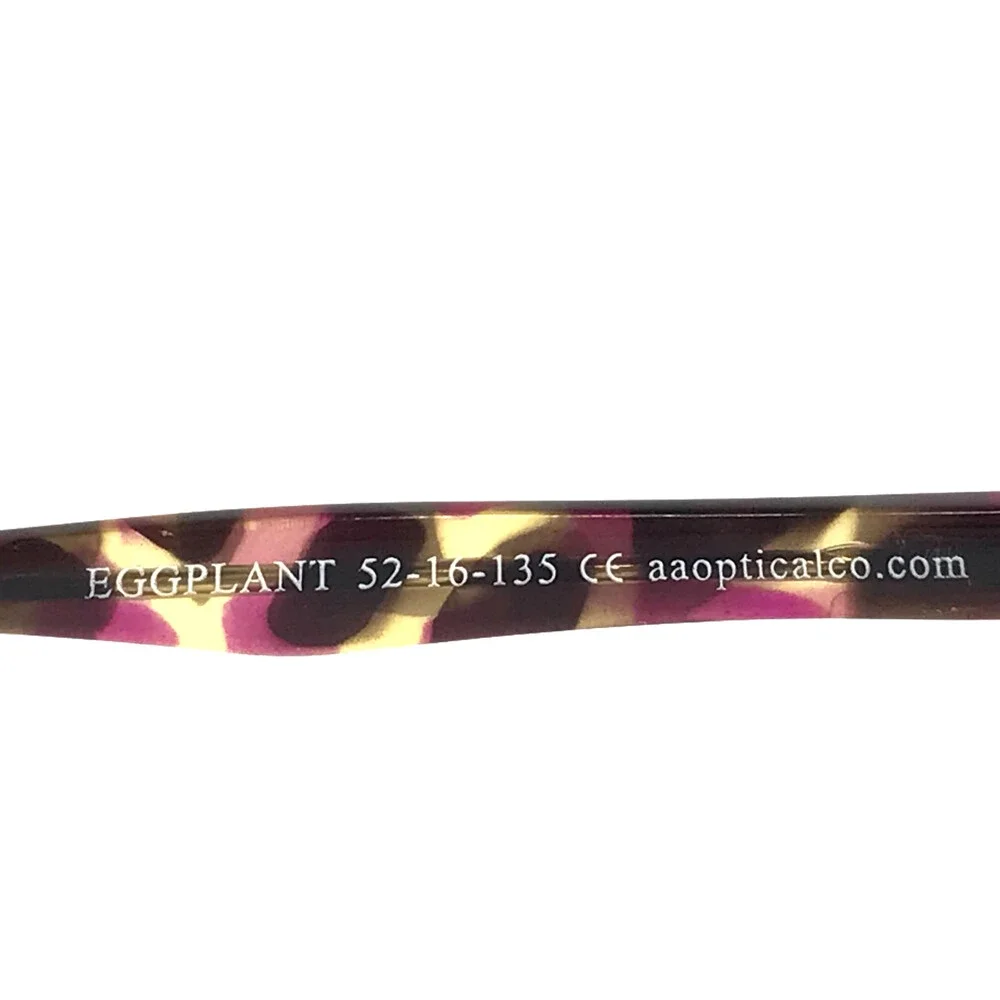 New Globe Eyeglasses Frames L4095 EGGPLANT Clear Purple Brown Tortoise 52-16-135